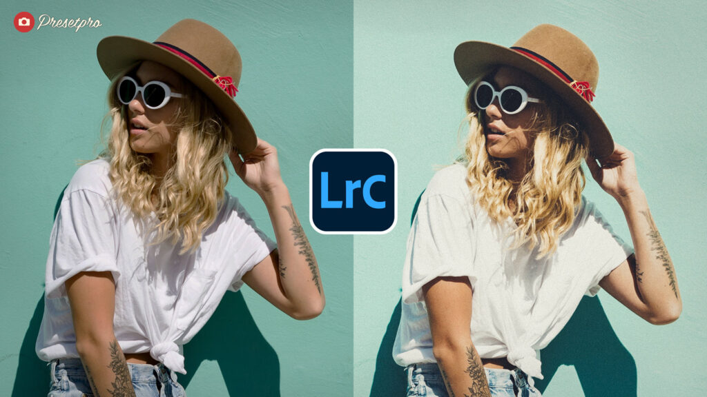 Before and after photo using the Free Lightroom Preset Max Film inspired by Kodak Max 800
