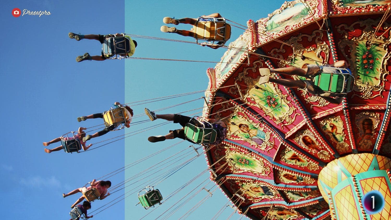 Before and after comparison using the Vintage Fade Capture One Style