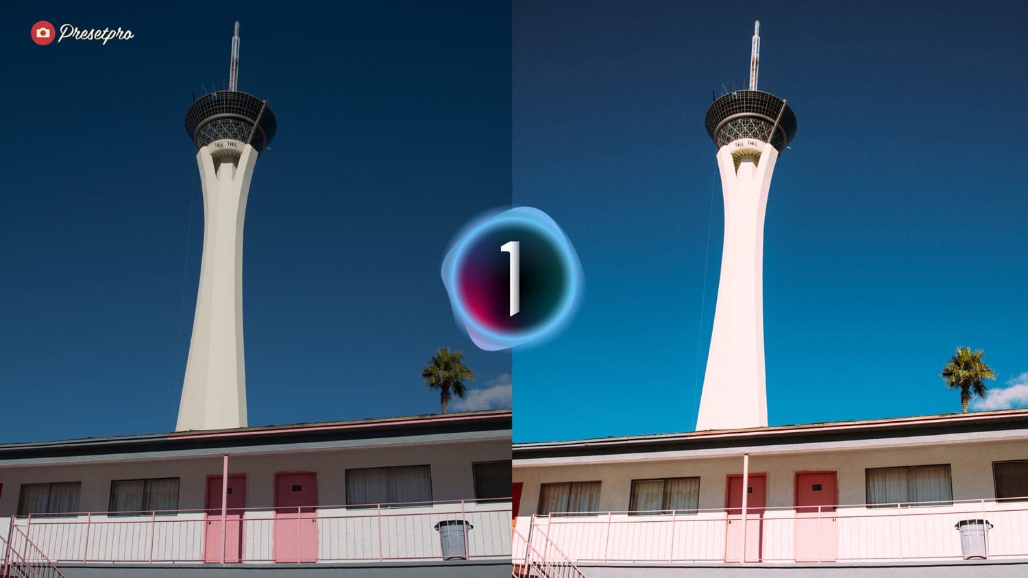 Before and after comparison using the Vista Plus free Capture One style from Presetpro
