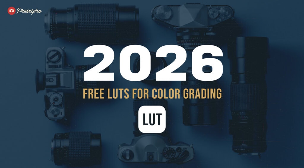 Best Free LUTs for 2026 cinematic color grading collection cover image