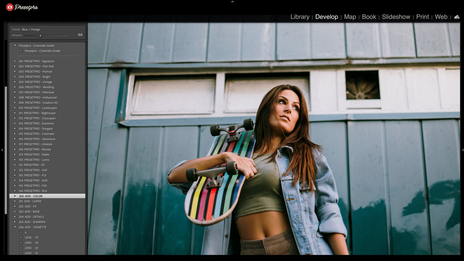 Free Lightroom Preset Cinematic Grade BA