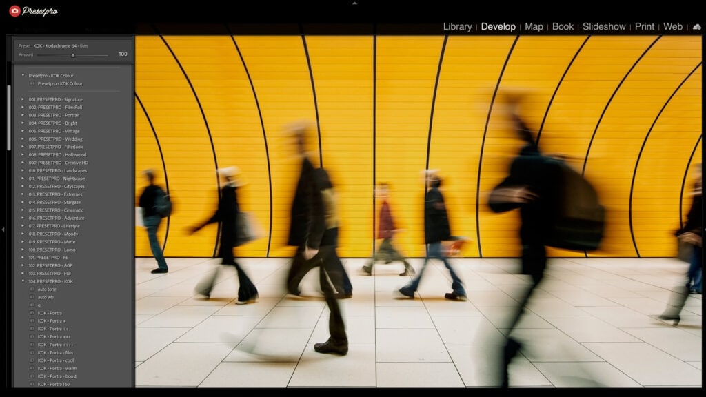 Free Lightroom Preset Kodak Simulation Before and After KDK Colour