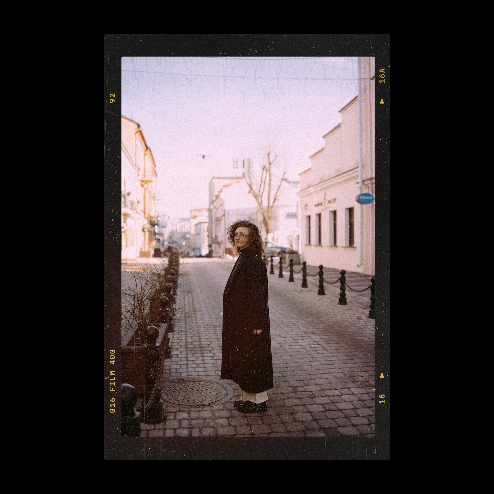 The 35mm Frame Photoshop template from Film Frame Templates Pack 01, Essentials, shown with demo photos in its frames
