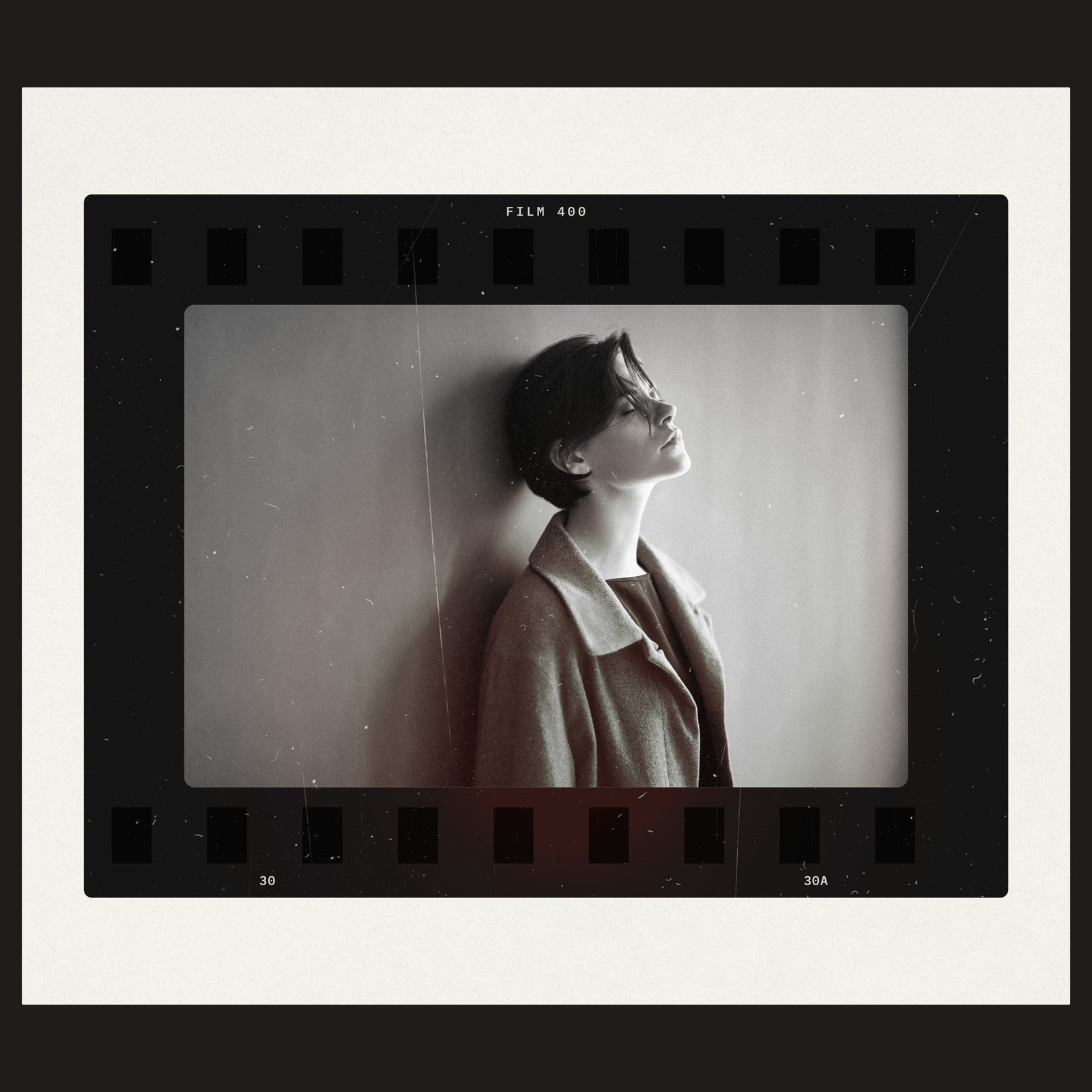 The Full Rebate Print Photoshop template from Film Frame Templates Pack 05, Darkroom & Prints, shown with demo photos in its frames